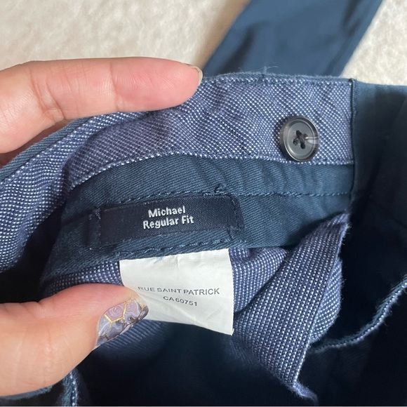 Rue Saint-Patrick - Michael Stretch Pant in Prussian Blue, size 30x32, NWOT - Picture 4 of 8